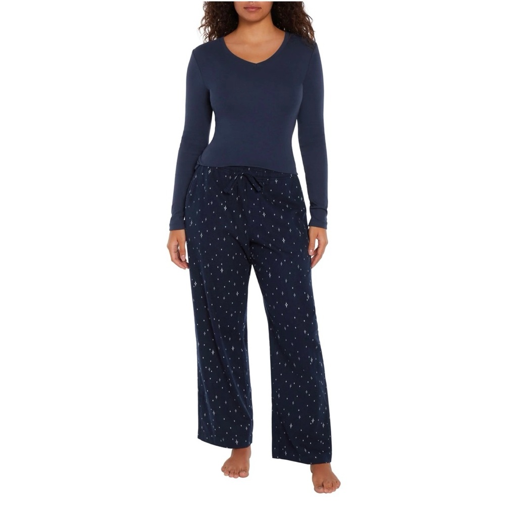 Gap Long Sleeve Flannel Pajama Bottom Set (Sz Small)